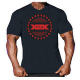 Circle Skull T Red