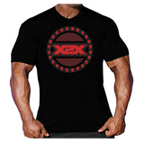Circle Skull T Red